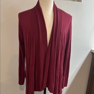 Athleta Burgundy Cardigan